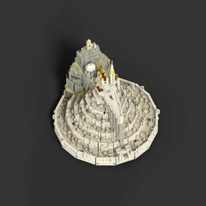 Ring MOC The White City Castle Minas Tirith Would Make Street View Building - £296.08 GBP+