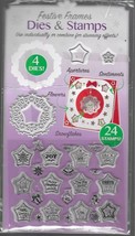 Festive Frames Stamp &amp; Die Set. Die Cutting Stamping Cardmaking Crafts - $8.04