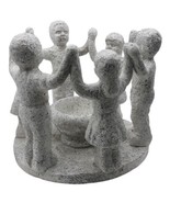 Vtg 2000 Penco Candleholder Ceramic Circle of Children Holding Hands Up ... - £27.08 GBP