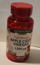 Nature&#39;s Truth 1200mg Apple Cider Vinegar Capsules-60ct.-Exp. 10/24 - £10.03 GBP
