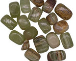 1 Lb Onyx, Green Tumbled Stones - $56.09