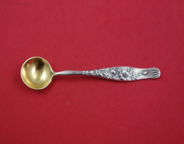 Vine by Tiffany Sterling Silver Salt Spoon Master GW Wild Rose 3.5&quot; TIFFANY BOOK - £161.77 GBP