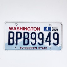 2020 United States Washington Evergreen Passenger License Plate BPB9949 - $18.80