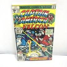 Captain America and Falcon #213 Marvel Comics Sept 77 The Night Flyer - £4.71 GBP