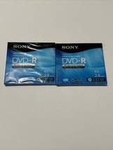 Sony Handycam DVD-R Blank Mini Discs 60 min 2.8 GB Double Sided Sealed L... - £21.19 GBP