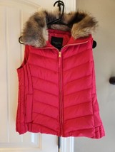 Talbots Faux-fur Genuine Down Vest, Size Petite, NWT - £60.09 GBP