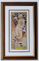 The Seasons: Winter (1900) by Alphonse Mucha Giclée Signed LE No. 152/475 - £3,009.76 GBP