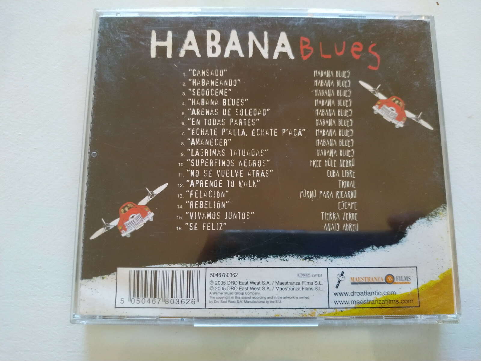 Habana Blues Bande Son Original Bande Originale Benito Zambrano CD 2005 Or Am Item image 5