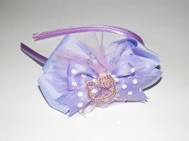 Hello Kitty Style Purple Triple Bow Headband - £6.95 GBP