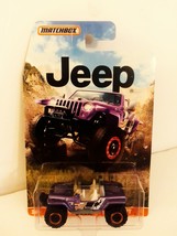 Matchbox 2015 Purple Jeep Hurricane Concept Walmart Exclusive Mint On Card - $11.99