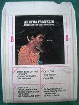 8 Track-Aretha Franklin-This Girl&#39;s In Love With You-Refurbished-new pads &amp; foil - £26.34 GBP