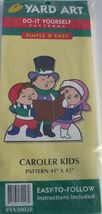 Caroler Kids Yard Art Pattern and Instructions 41" X 42" - $7.67