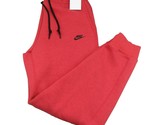 Nike Sportswear Tech Fleece Jogger Pants Mens Size Large Red NEW FB8002-... - £67.70 GBP