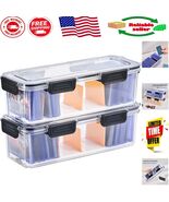 Stackable Trading Card Case with Adjustable Dividers - 330 Toploaders Ca... - $847.82 MXN