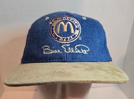 Vintage Kudzu McDonald’s Racing Team Bill Elliott Denim Hat Leather Stra... - $96.74