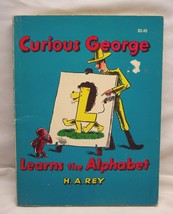 Vintage 1963 Curious George Learns The Alphabet Children&#39;s Book Scholastic - £9.73 GBP