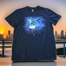 Under Armour Project Rock T-Shirt Mens Size Medium Black Wolf Graphic Pr... - $24.75
