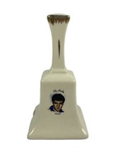 Porcelain Elvis Presley Souvenir Bell  has Picture of Elvis on Front 1935-1977 - £14.87 GBP