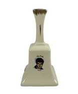 Porcelain Elvis Presley Souvenir Bell  has Picture of Elvis on Front 193... - $19.79