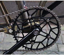 London Craftwork Ultra Lightweight 50T Chainring For BROMPTON Black 84g - £40.21 GBP