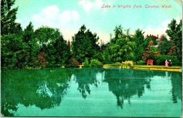 Lake in Wrights Park Tacoma Washington WA UNP Unused 1910s DB Postcard T15 - £2.94 GBP