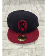 Billionaire Boys Club 7 1/2 59Fifty New Era Hat Fitted Cap New Navy Blue Red - $38.99