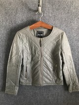 Love Mou Jacket Womens Size Medium Gray Long Sleeve Sporty Comfortable - £11.82 GBP