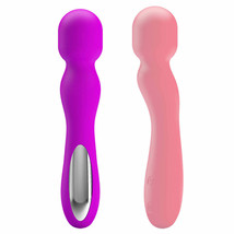 LeLuv Wand Vibrator Clitoral Massager USB Rechargable Smooth Silicone - £24.77 GBP