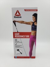 Reebok Light Resistance Tube Ultra-Grip, Textured Handles Interchangeabl... - £12.70 GBP