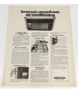 1972 Emerson Quiet Kool Window Air Conditioner Mans Portrait Print Ad 10... - £7.86 GBP