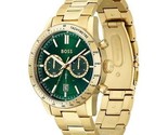 BOSS Allure Chronograph HB1513923 Quarz-Armbanduhr mit grünem Zifferblat... - $129.47