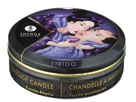 EXOTIC FRUITS SHUNGA LIBIDO SCENTED MASSAGE SOY CANDLE 1 oz - $6.92