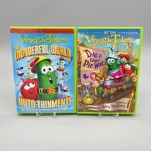 Lot of 2 DVD VeggieTales The Wonderful World of Auto-Tainment &amp; Duke &amp; Pie War - $9.89