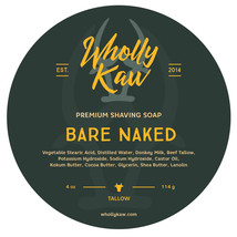 Unscented Bare Naked Shave Soap - $19.99