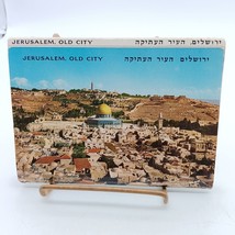 Vintage Jerusalem Old City Postcard Set with Scenic Views &amp; Hebrew Text - $18.39