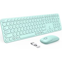 Wireless Mouse And Keyboard, Usb And Type C Cute Wireless Keyboard Mouse Combo,  - £39.38 GBP