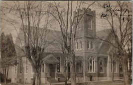 New Berlin Pennsylvania PA Reformed Church and Preacher RPPC Postcard V14 - £15.71 GBP