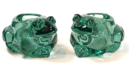Indiana Glass Green Frog Votive Holders Set of - $21.77