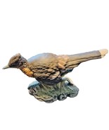 Vintage UTCI bird Hand Painted Roadrunner Ceramic Bird Figurine Branded ... - $21.60 CAD