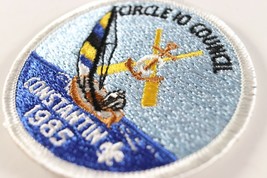 Vintage 1985 Circle 10 Ten Constantin Sailing Boy Scouts America BSA Camp Patch - £9.31 GBP