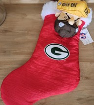 Vintage Green Bay Packers Christmas Stocking Tough Guy Cheese Head NFL Football - £13.44 GBP