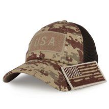 Trendy Apparel Shop USA American Flag Embroidered Removable Tactical Patch Micro - £12.75 GBP