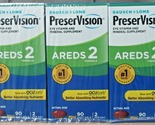 NEW 24 Pack Bausch + Lomb PreserVision® AREDS 2 Formula Vitamin &amp; Minera... - £78.76 GBP