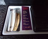 Colibri of London Quantum Silver Lighter with Leather Pouch NIB - $99.95