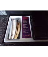 Colibri of London Quantum Silver Lighter with Leather Pouch NIB - £78.06 GBP