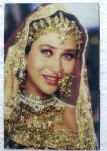 Attrice di Bollywood Attore Karisma Kapoor Rara cartolina originale Karishma - £16.35 GBP