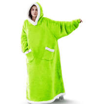Unisex Comfy Wearable Oversized Hoodie Winter Long Blanket_ - £35.44 GBP+