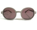 Liebeskind Sonnenbrille Mod.10409 Col.777 Grau Rund Rahmen mit Violett G... - $55.74