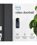 Blink Video Doorbell | Alexa Enabled, Wired Or Wire-Free, Two-Way, And B... - £43.21 GBP