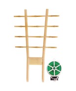 Artificial Bamboo Garden Trellises With Twist Ties, 10 Inch Ladder-Shape... - £17.23 GBP